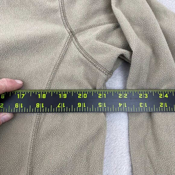 Columbia Mens Fleece Pullover Half-Zip Jacket M Fleece Casual Beige - Picture 5 of 6